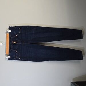 Celebrity Pink Jeans Women's Size 9 Indigo Denim Triple Button Ankle Skinny